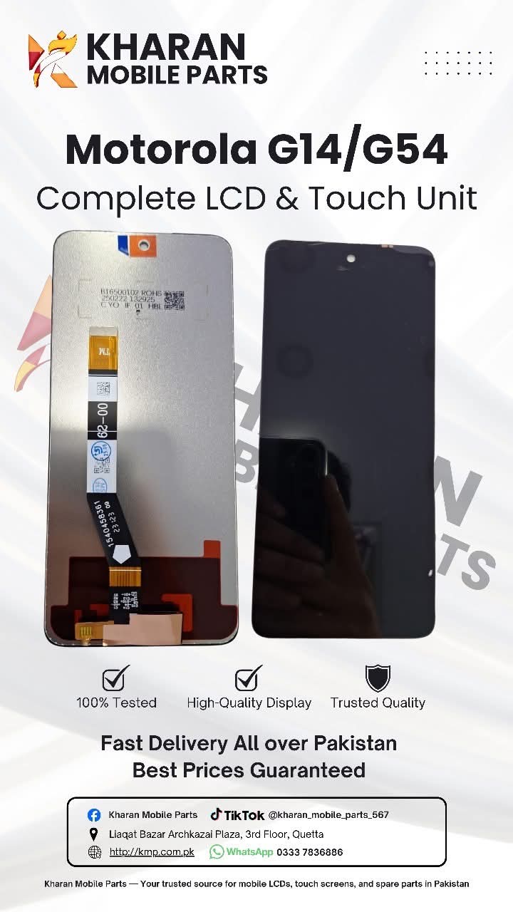 Motorola G14/G54 complete LCD  & Touch unit