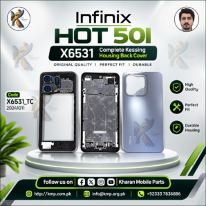 Infinix X6531 Hot 50i Complete Kessing Housing Back Cover Replacement | Compatible Housing