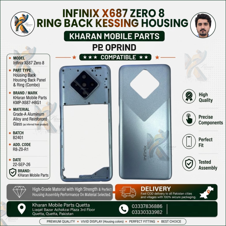 Infinix X687 Zero 8 Ring Back Kessing Housing Replacement | Compatible Housing
